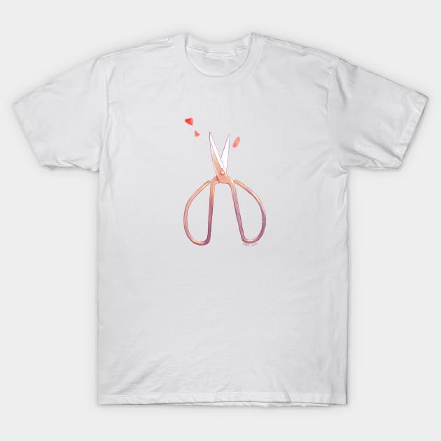 scissors cut T-Shirt by Mard_Illus